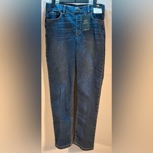 NWT LEE SLIM FIT HI-RISE CROP SEATTLE FOG SIZE  8  MEDIUM